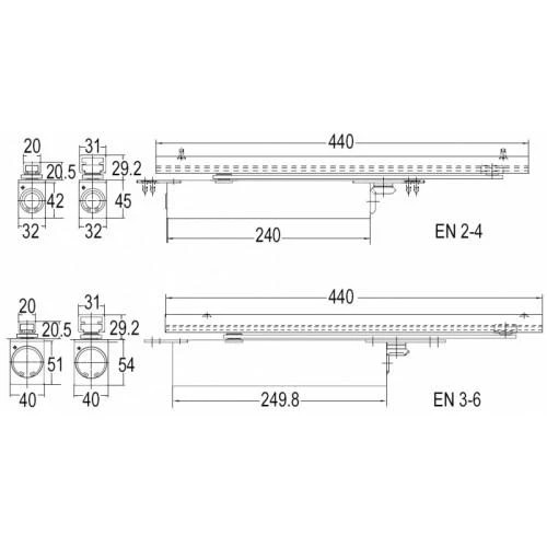 GEZE BOXER (2-4)／(3-6) 隱藏式門弓器 圖片 4